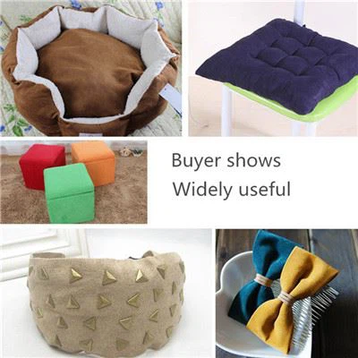 buyer shows of suede fabric 400