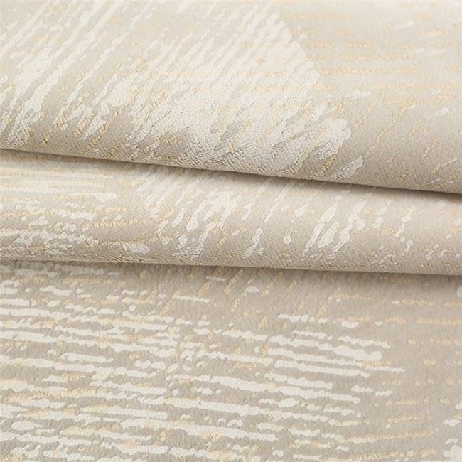 Glossy Foil Print Velvet Curtain Fabric